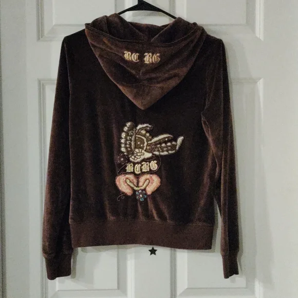 BCBG DOUBLE ZIPPERED EMBROIDERED🌺 SOFT JACKET - Picture 5 of 9